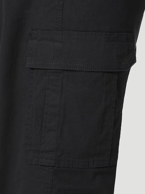 Wrangler Clothing Black (10ZM7ABBL) Men Authentics Relaxed Stretch Cargo Pant 8V2H233