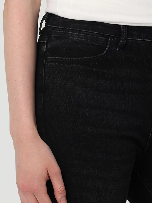 Wrangler Clothing Black (112324252) Women High Rise Bold Boot Jean 8V2H732