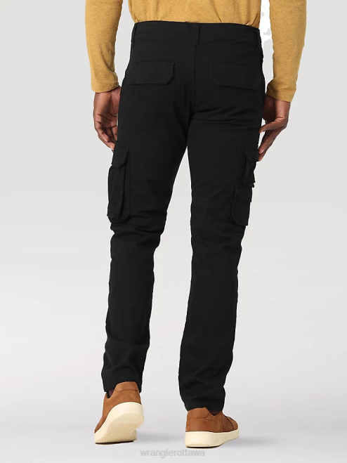 Wrangler Clothing Black (112326301) Men Flex Tapered Cargo Pant 8V2H229