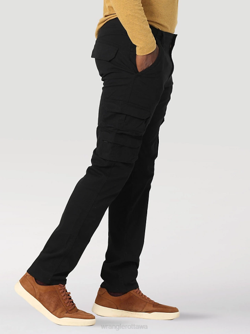 Wrangler Clothing Black (112326301) Men Flex Tapered Cargo Pant 8V2H229