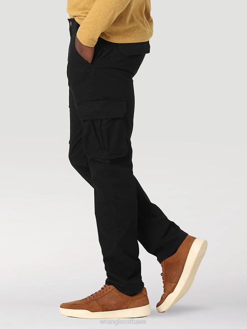 Wrangler Clothing Black (112326301) Men Flex Tapered Cargo Pant 8V2H229