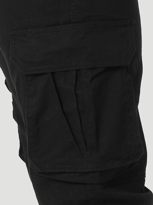 Wrangler Clothing Black (112326301) Men Flex Tapered Cargo Pant 8V2H229