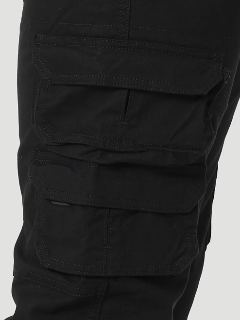 Wrangler Clothing Black (112326301) Men Flex Tapered Cargo Pant 8V2H229