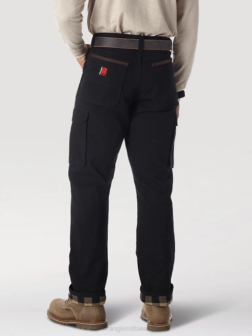 Wrangler Clothing Black (3W065BL) Men RIGGS WORKWEAR Lined Ripstop Ranger Pant 8V2H679