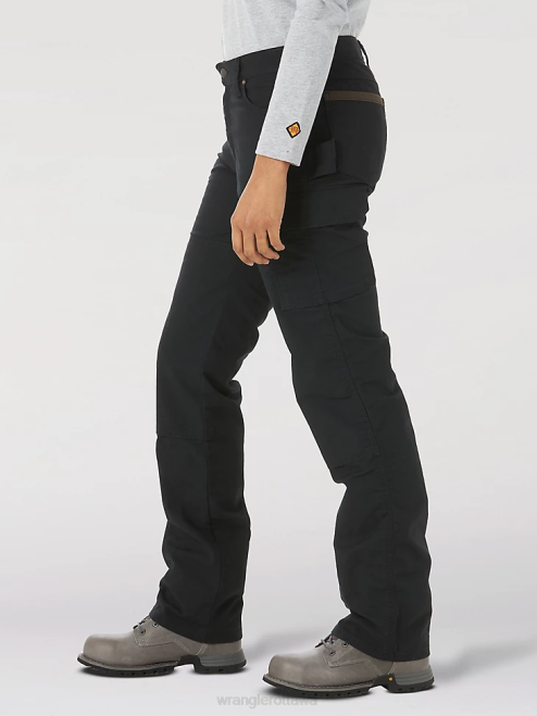 Wrangler Clothing Black (3WF60BK) Women RIGGS Workwear Ripstop Ranger Cargo Pant 8V2H821