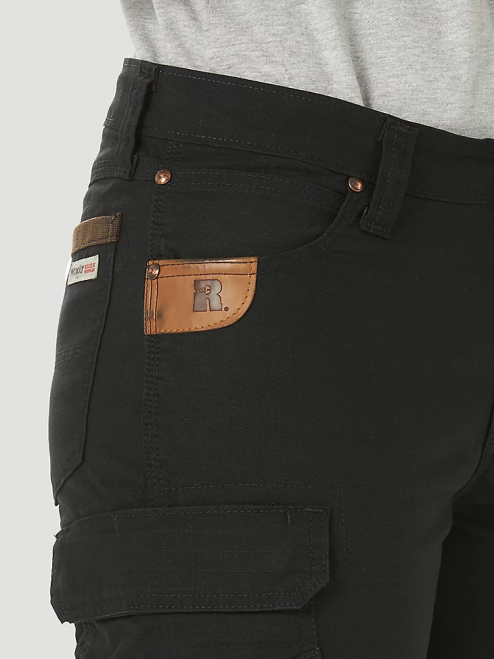 Wrangler Clothing Black (3WF60BK) Women RIGGS Workwear Ripstop Ranger Cargo Pant 8V2H821