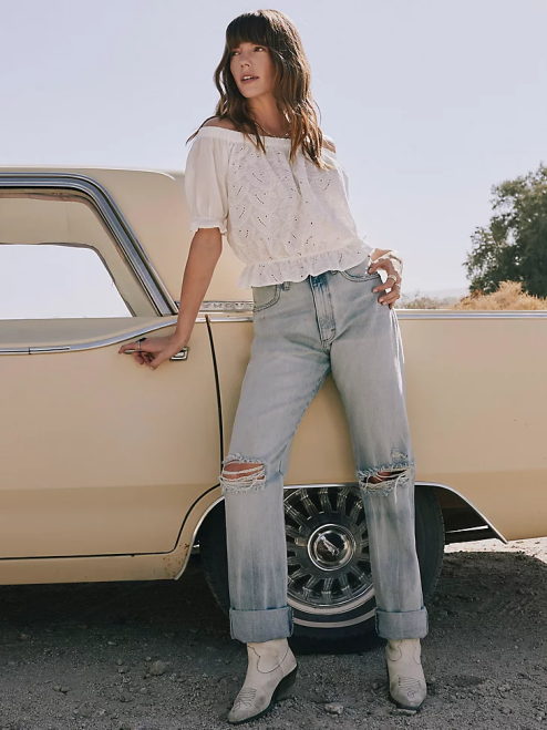 Wrangler Clothing Black (LW1002X) Women Long Sleeve One Point Front and Back Yokes Solid Top 8V2H888