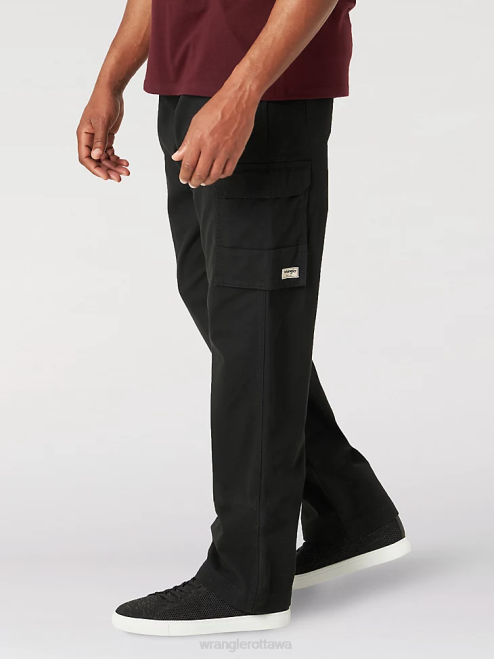 Wrangler Clothing Black (MGW90BK) Men Cargo Pant 8V2H217