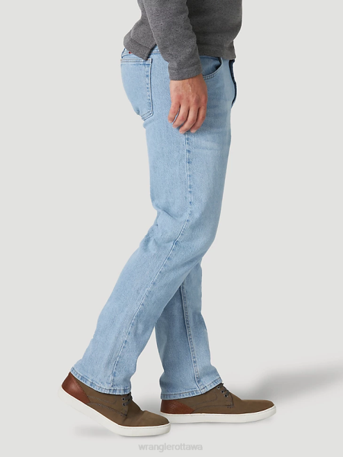 Wrangler Clothing Bleached Indigo (96FXVBI) Men Five Star Premium Denim Flex For Comfort Regular Fit Jean 8V2H137