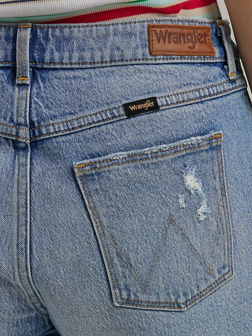 Wrangler Clothing Bloom (112333478) Women High Rise Mid Thigh Short 8V2H826