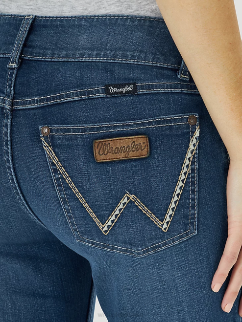 Wrangler Clothing Blue (1009MWZM2) Women Retro Mae Maternity Jean 8V2H808