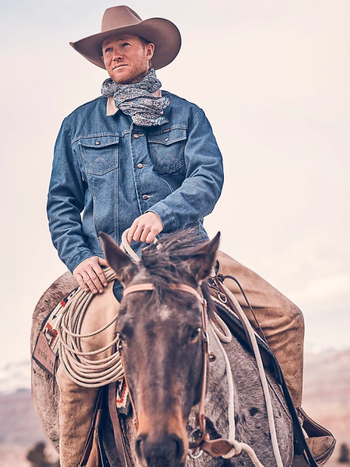 Wrangler Clothing Blue (112335451) Men Heritage Anti-Fit Jacket 8V2H616