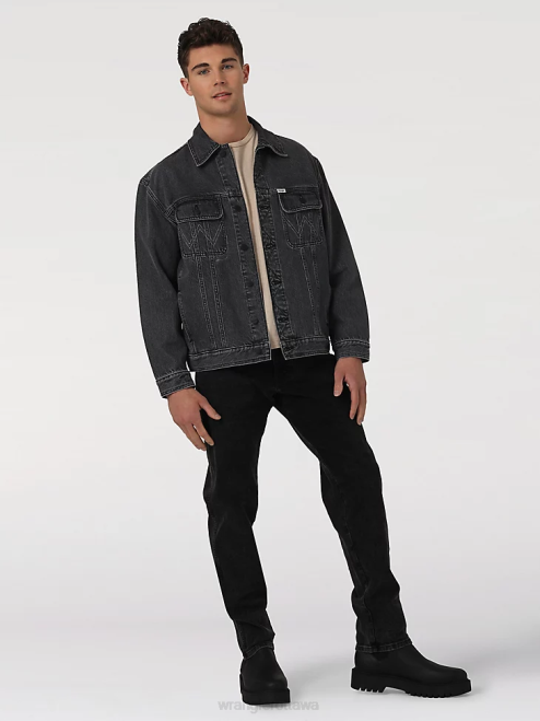 Wrangler Clothing Blue (112335451) Men Heritage Anti-Fit Jacket 8V2H616