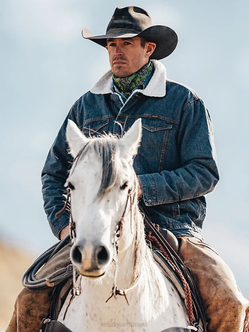 Wrangler Clothing Blue (112335451) Men Heritage Anti-Fit Jacket 8V2H616