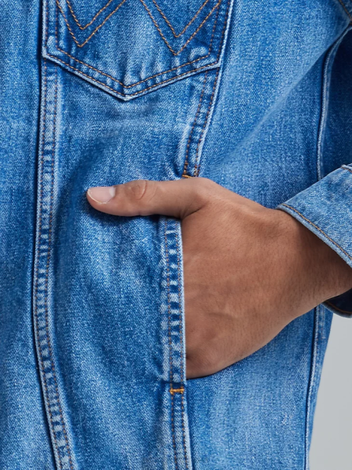 Wrangler Clothing Blue Eyes (112335509) Men Heritage Anti-Fit Jacket 8V2H617