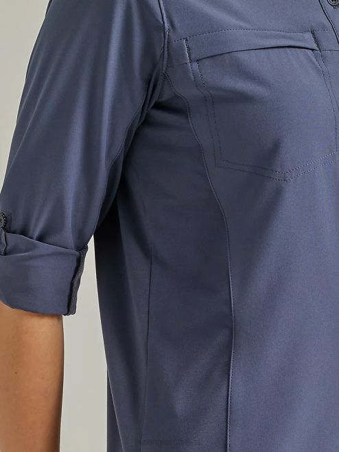 Wrangler Clothing Blue Nights (112333894) Women ATG By Trail Shirt 8V2H887
