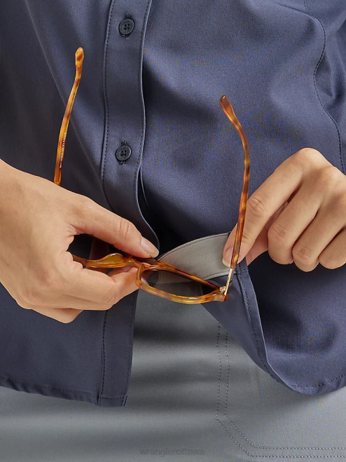 Wrangler Clothing Blue Nights (112333894) Women ATG By Trail Shirt 8V2H887