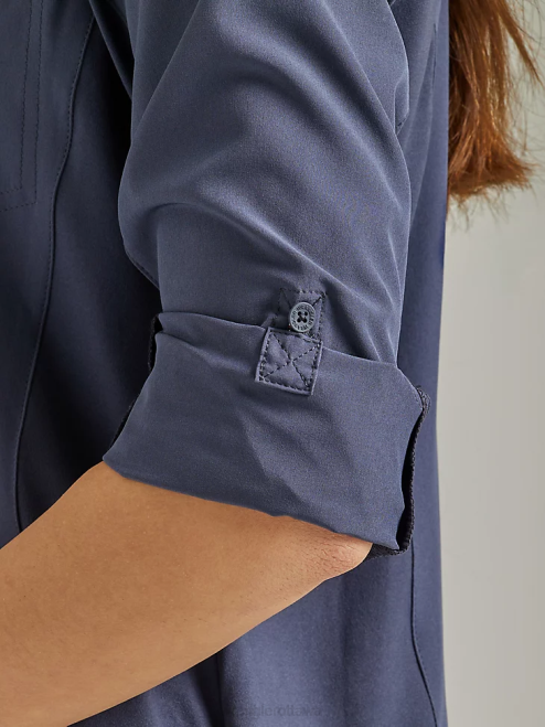 Wrangler Clothing Blue Nights (112333894) Women ATG By Trail Shirt 8V2H887