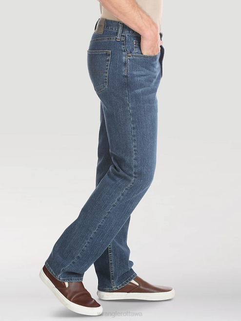 Wrangler Clothing Blue Ocean (10ZM100BN) Men Authentics Regular Fit Flex Jean 8V2H127