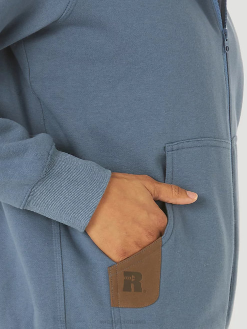 Wrangler Clothing Blue Sea (3WF19BS) Women RIGGS Workwear Full Zip Work Hoodie 8V2H865