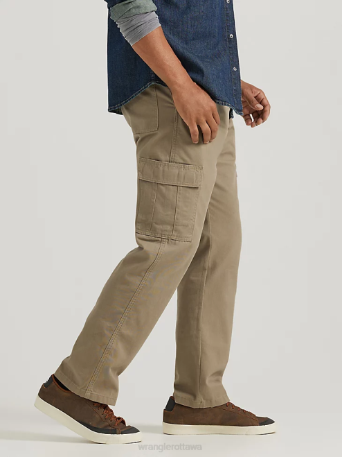 Wrangler Clothing British Khaki (10ZM6LGBH) Men Authentics Relaxed Cargo Pant 8V2H244