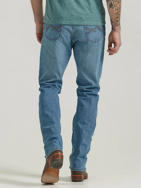 Wrangler Clothing Broken Spur (112330346) Men 20X No 44 Slim Fit Straight Leg Jean 8V2H57
