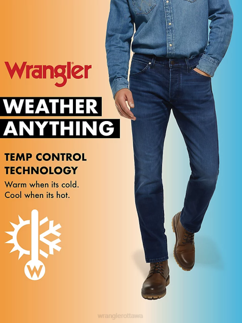 Wrangler Clothing Bronco (MGW88BO) Men Flex Weather Anything Slim Straight Fit Jean 8V2H178