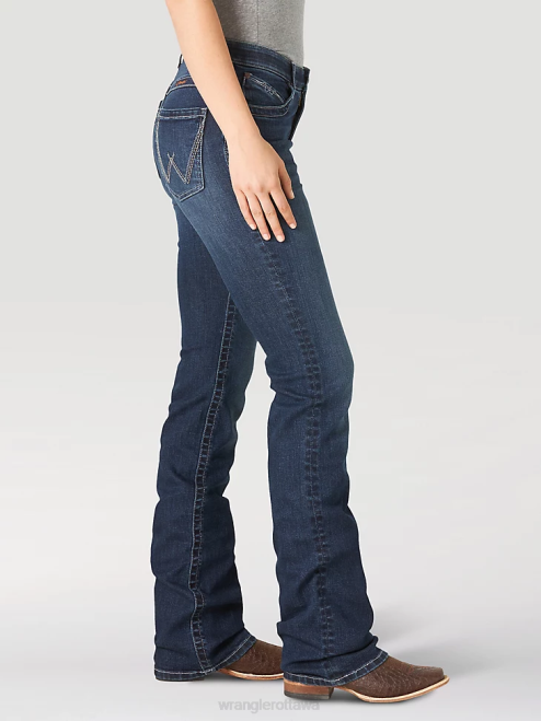 Wrangler Clothing Brooke (WRW60WB) Women Ultimate Riding Jean Willow 8V2H793
