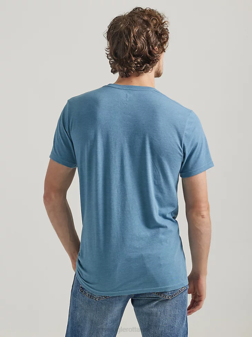 Wrangler Clothing Burgundy (3W710BG) Men RIGGS Workwear Long Sleeve Pocket T-Shirt 8V2H274