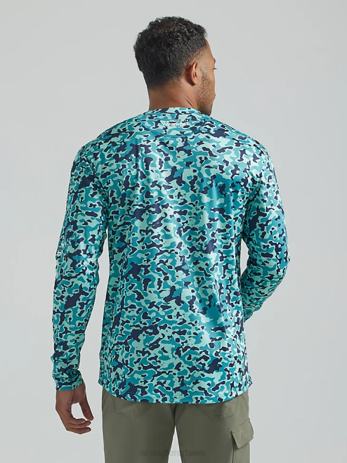 Wrangler Clothing Burgundy (3W710BG) Men RIGGS Workwear Long Sleeve Pocket T-Shirt 8V2H274