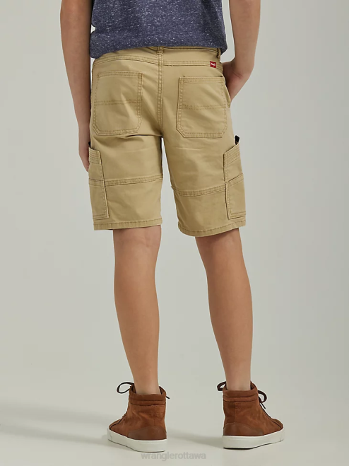 Wrangler Clothing Caramel (112334591) Boys Gamer Cargo Short (Husky) 8V2H988