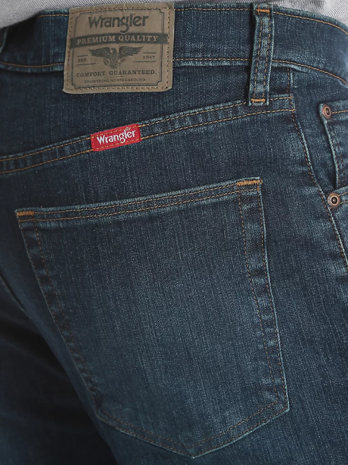 Wrangler Clothing Carbon (96FXVCN) Men Five Star Premium Denim Flex For Comfort Regular Fit Jean 8V2H141