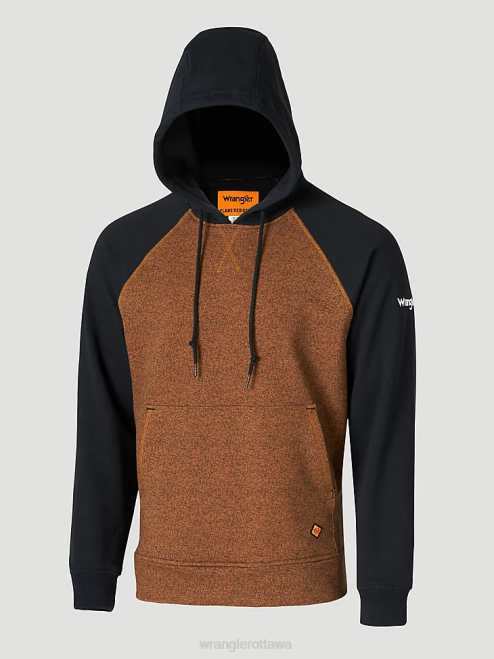 Wrangler Clothing Clay (10FR171CL) Men FR Flame Resistant Long Sleeve Pullover Hoodie 8V2H510