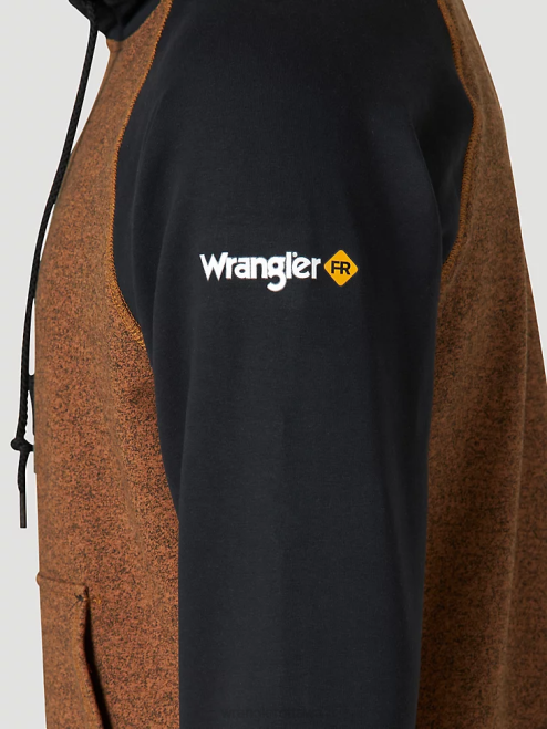 Wrangler Clothing Clay (10FR171CL) Men FR Flame Resistant Long Sleeve Pullover Hoodie 8V2H510