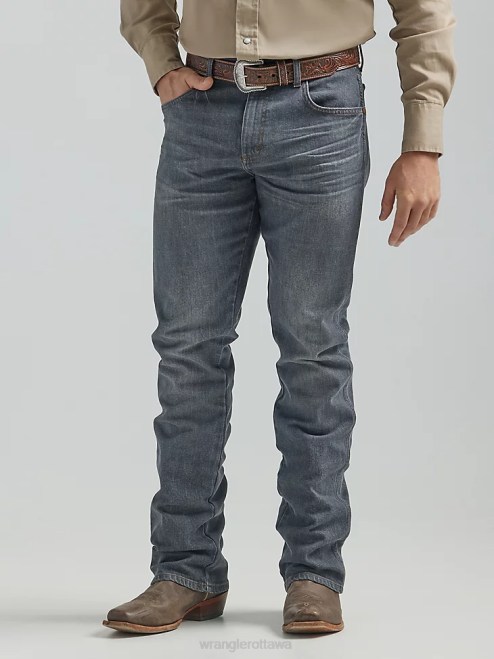 Wrangler Clothing Clopton (112326536) Men Retro Slim Fit Bootcut Jean 8V2H3