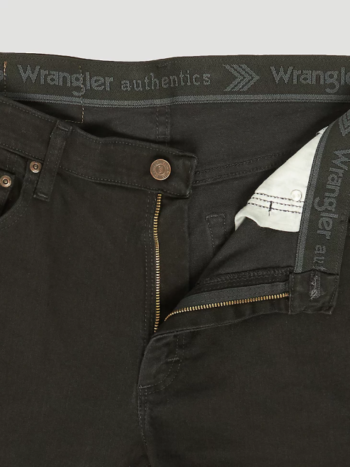 Wrangler Clothing Coal Black (10ZM1CSCB) Men Authentics Regular Fit Comfort Waist Jean 8V2H207