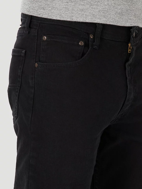 Wrangler Clothing Coal Black (10ZM1CSCB) Men Authentics Regular Fit Comfort Waist Jean 8V2H207