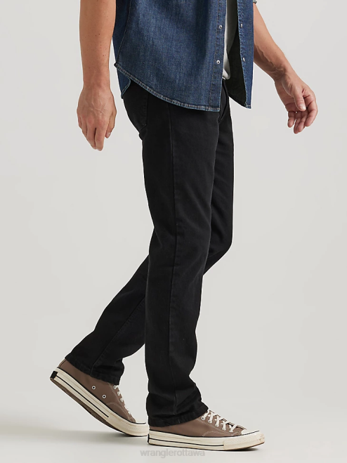 Wrangler Clothing Coal Black (96501CB) Men Five Star Premium Denim Regular Fit Jean 8V2H92