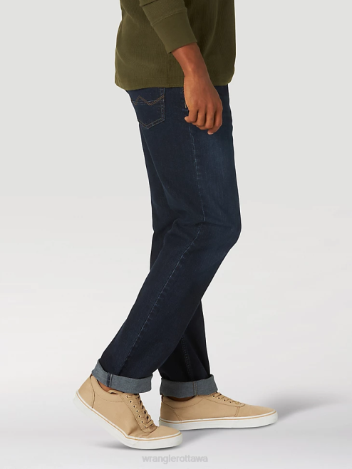 Wrangler Clothing Dark Colbalt (92SSWDB) Men Five Star Premium Slim Straight Jean 8V2H160