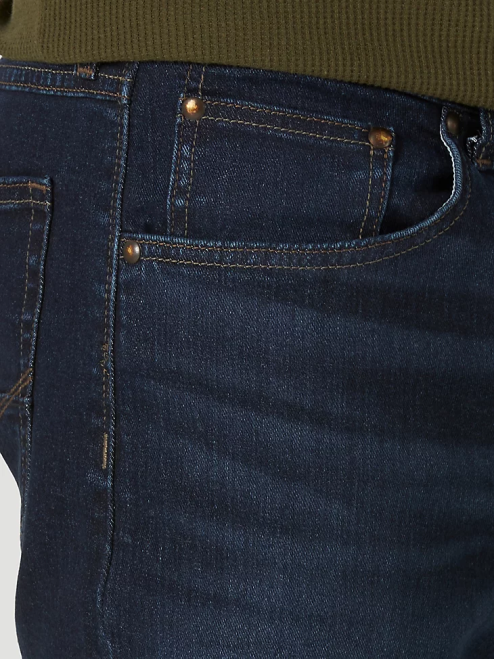 Wrangler Clothing Dark Colbalt (92SSWDB) Men Five Star Premium Slim Straight Jean 8V2H160
