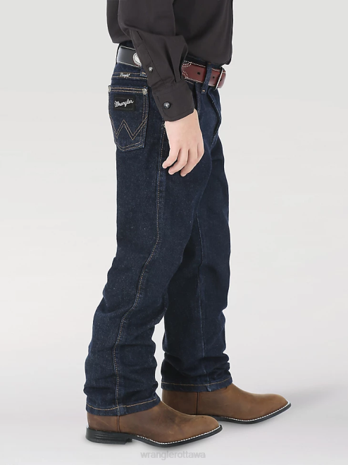 Wrangler Clothing Dark Denim (1013JSEDD) Boys Little Silver Edition Jean 8V2H1028