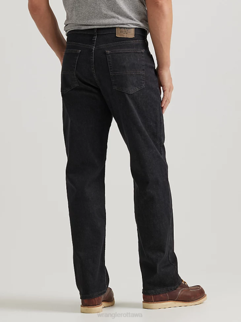 Wrangler Clothing Dark Denim (ZM3CSDD) Men Authentics Relaxed Fit Comfort Flex Jean 8V2H201
