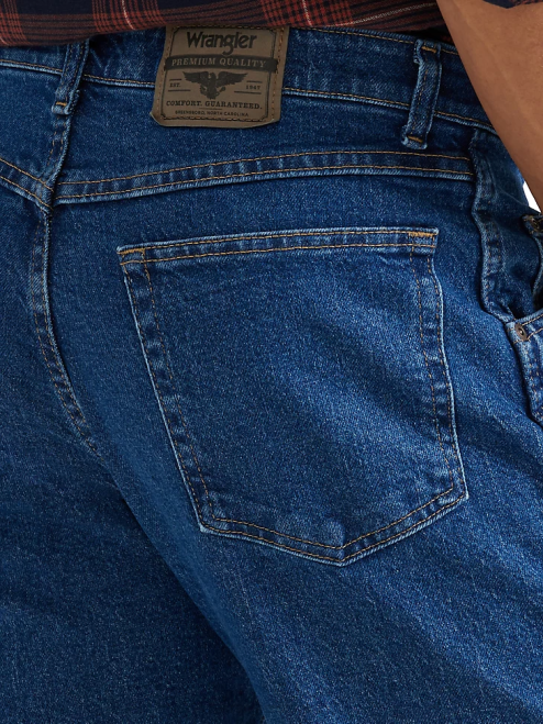 Wrangler Clothing Dark Flex (855WAQD) Men Comfort Solutions Series Comfort Fit Jean 8V2H109