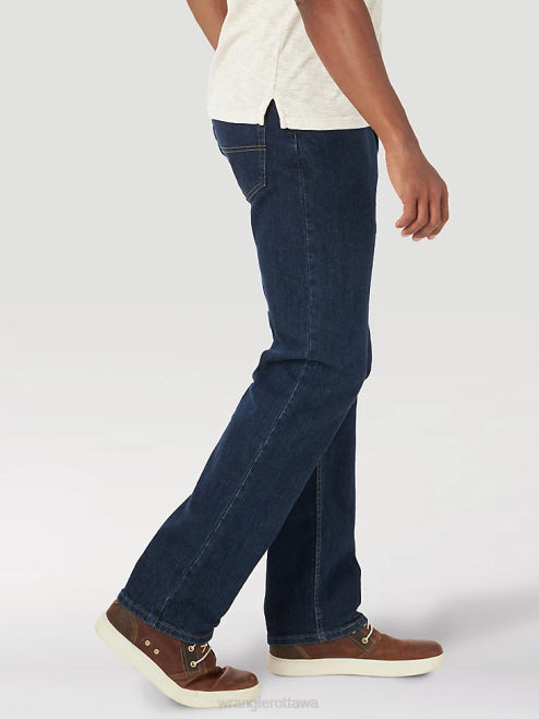 Wrangler Clothing Dark Indigo (10ZM1CSDI) Men Authentics Regular Fit Comfort Waist Jean 8V2H205
