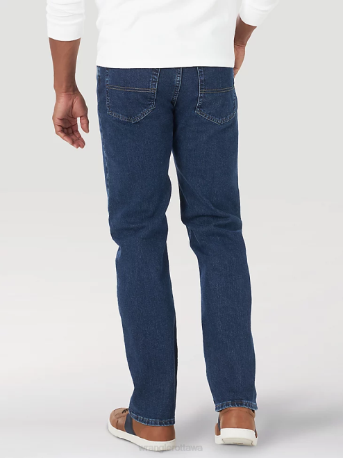 Wrangler Clothing Dark Stonewash (10ZM1CSDS) Men Authentics Regular Fit Comfort Waist Jean 8V2H208