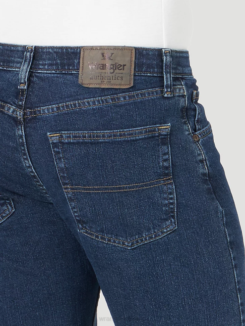 Wrangler Clothing Dark Stonewash (10ZM1CSDS) Men Authentics Regular Fit Comfort Waist Jean 8V2H208