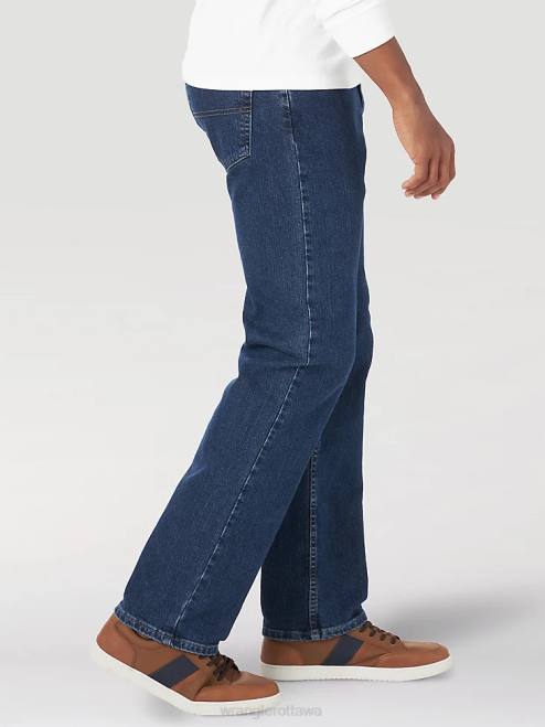Wrangler Clothing Dark Stonewash (10ZM1CSDS) Men Authentics Regular Fit Comfort Waist Jean 8V2H208