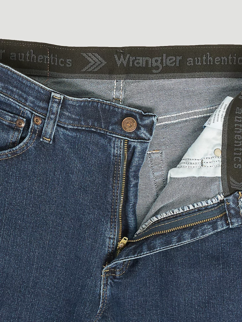 Wrangler Clothing Dark Stonewash (10ZM1CSDS) Men Authentics Regular Fit Comfort Waist Jean 8V2H208