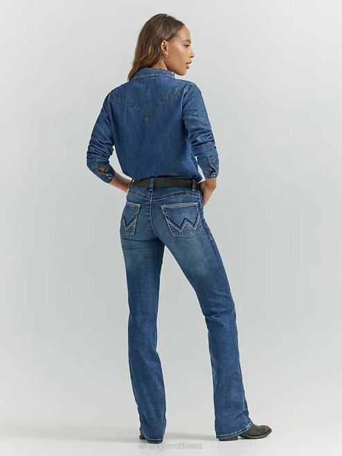 Wrangler Clothing Davis (WRW60DS) Women Ultimate Riding Jean Willow 8V2H785
