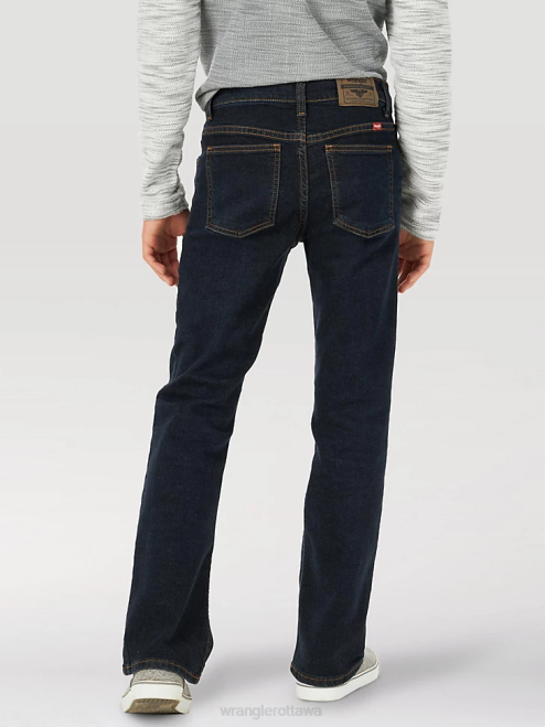 Wrangler Clothing Deep Indigo (5WNBWDG) Boys Five Star Flex Bootcut Jean 8V2H958